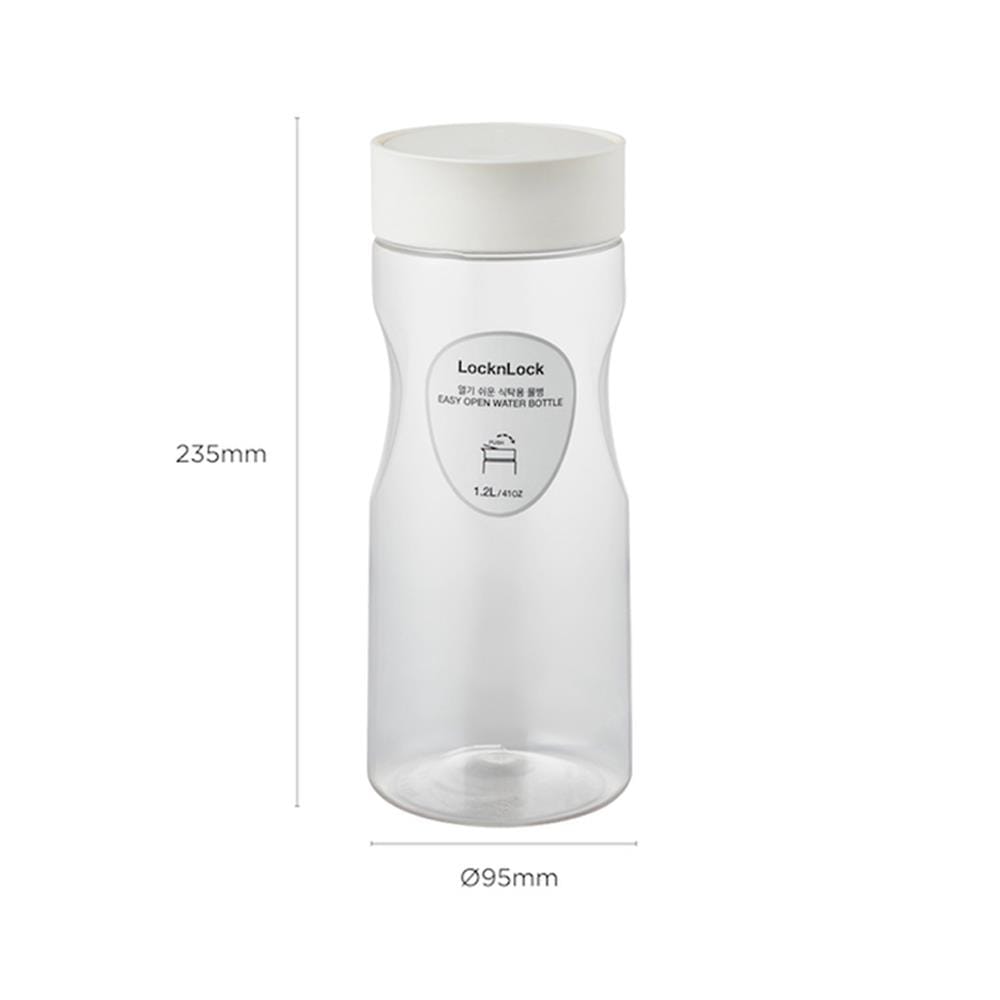 ขวดน้ำ LOCKNLOCK EASY OPEN 1.2 ลิตร สีขาว