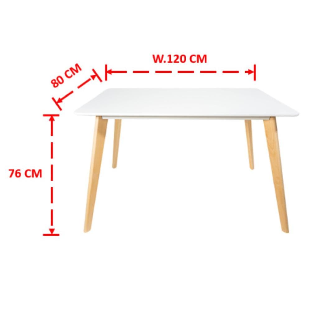 โต๊ะอเนกประสงค์ FURINTREND TALE TABLE 2 120 ซม. สีขาว