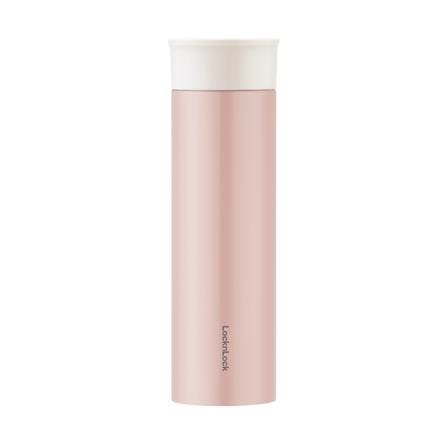 กระบอกน้ำสุญญากาศ LOCKNLOCK MOUSSE TUMBLER LHC4261PIK 400 มล. สีชมพู_0