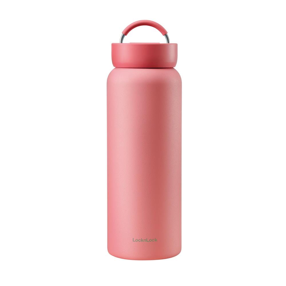 กระติกสุญญากาศ LOCKNLOCK JUMBO TUMBLER LHC4300 0.9 ลิตร สีแดง