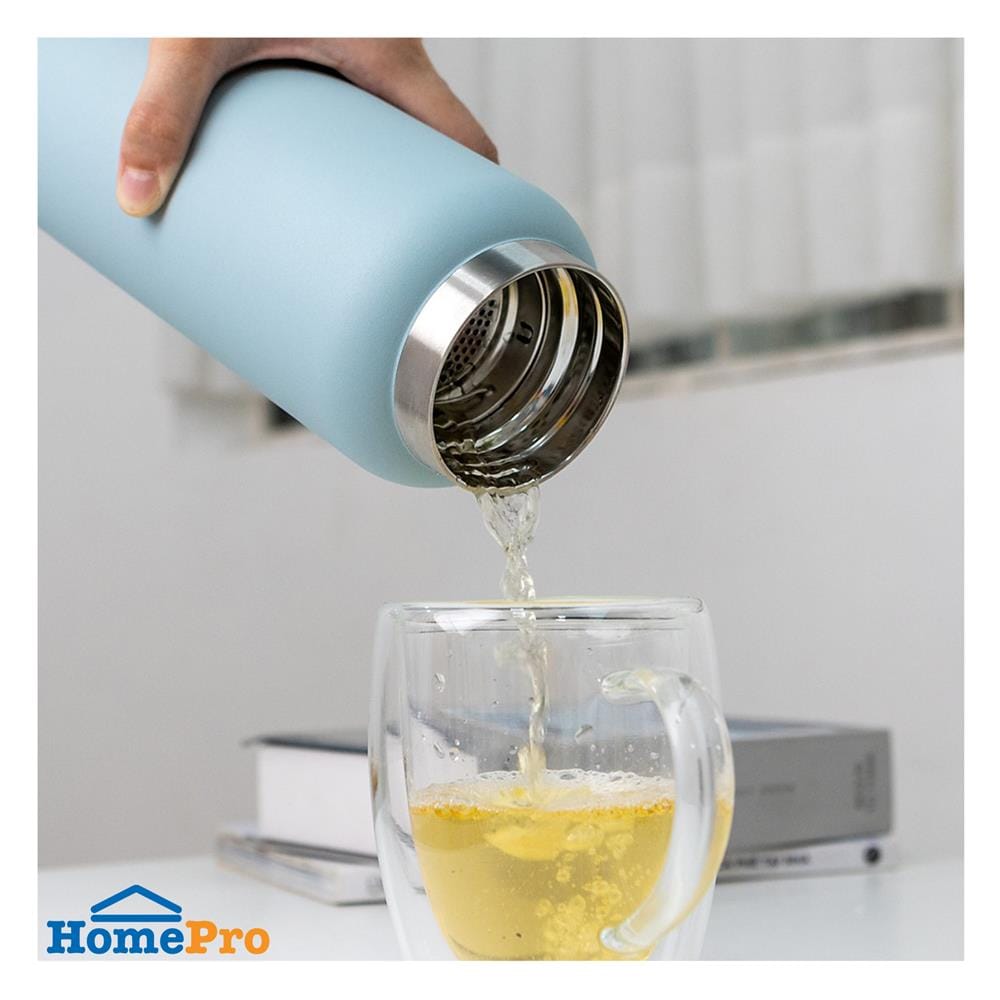 กระติกสุญญากาศ LOCKNLOCK JUMBO TUMBLER LHC4300 0.9 ลิตร สีฟ้า