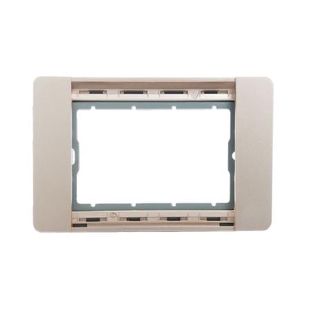หน้ากาก 2 ช่อง SIMON 52S-F2-G7 สีทอง_0