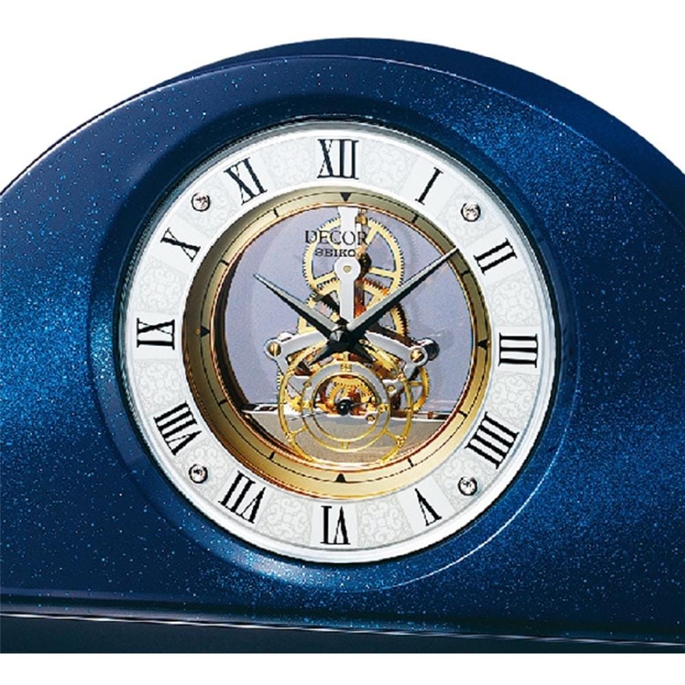 นาฬิกาตั้งโต๊ะ SEIKO CLOCKS AZ757L 7.7X12.9 นิ้ว สีน้ำเงิน