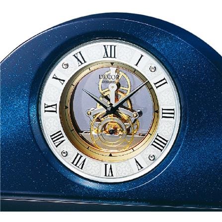 นาฬิกาตั้งโต๊ะ SEIKO CLOCKS AZ757L 7.7X12.9 นิ้ว สีน้ำเงิน_4