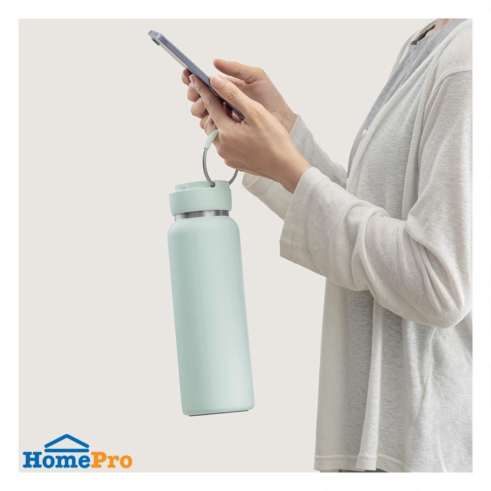กระติกสุญญากาศ 0.8 ลิตร LOCKNLOCK SLING RING TUMBLER สีมิ้นท์