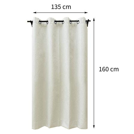 ผ้าม่าน EYELET HOME LIVING STYLE PALE UV 135X160 ซม. สีเบจ_6