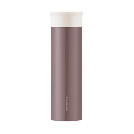 กระบอกน้ำสุญญากาศ LOCKNLOCK MOUSSE TUMBLER LHC4261BRW 400 มล. สีน้ำตาล_0