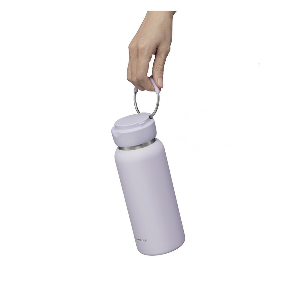 กระติกสุญญากาศ 0.65 ลิตร LOCKNLOCK SLING RING TUMBLER สีม่วง