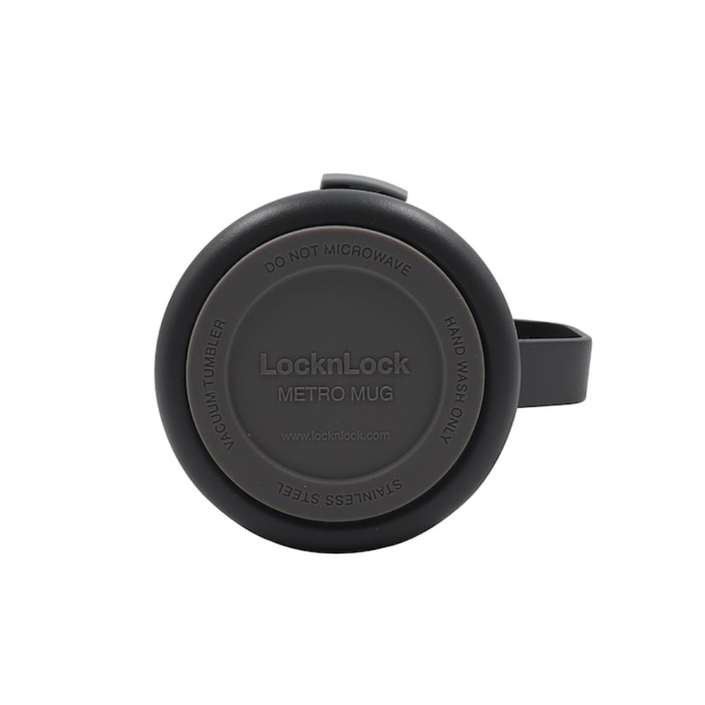 กระติกสุญญากาศ LOCKNLOCK METRO MUG 475 มล. สีเทาเข้ม