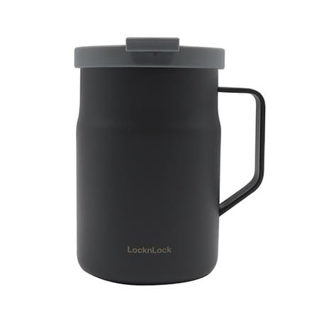 กระติกสุญญากาศ LOCKNLOCK METRO MUG 475 มล. สีเทาเข้ม_0
