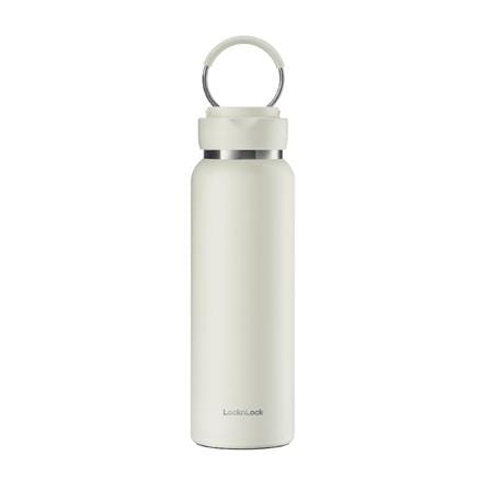 กระติกสุญญากาศ 0.8 ลิตร LOCKNLOCK SLING RING TUMBLER สีครีมงาช้าง_0