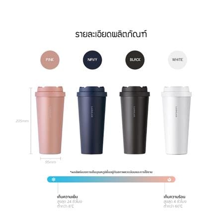 กระติกสุญญากาศ 550 มล. LOCKNLOCK ENERGETIC ONE TOUCH สีขาว_6