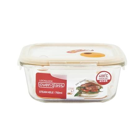 กล่องอาหาร LOCKNLOCK EURO 0.75 ลิตร สีใส_1