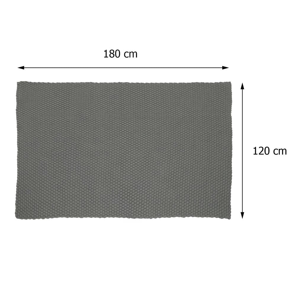 พรม BENETTA INTERLAKE 120X180 ซม. สีเทาเข้ม