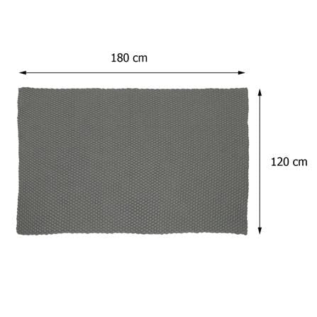 พรม BENETTA INTERLAKE 120X180 ซม. สีเทาเข้ม_7
