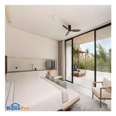 พัดลมไม่มีโคมไฟ MR.KEN 25-01171 52 นิ้ว สีดำ/น้ำตาลเข้ม_3