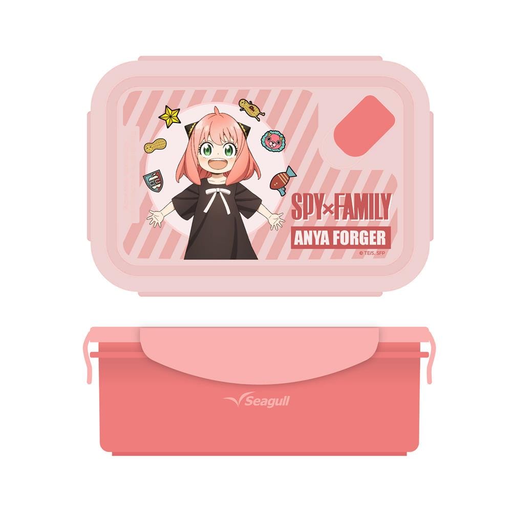 กล่องอาหารพลาสติก SEAGULL SPYXFAMILY 830 มล. สีชมพู