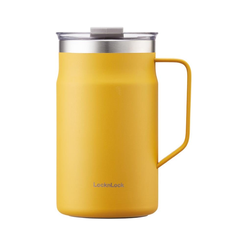 กระติกสุญญากาศ LOCKNLOCK METRO LHC4282 600 มล. สีเหลือง