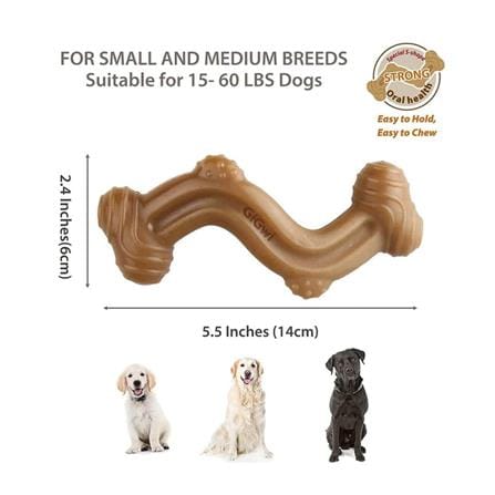 ของเล่นสุนัข GIGWI NYLON BONE S SHAPE_1