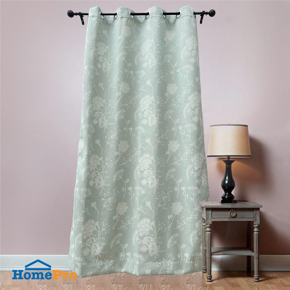 ผ้าม่าน EYELET HOME LIVING STYLE BLOOM UV 135X220 ซม. สีเขียว