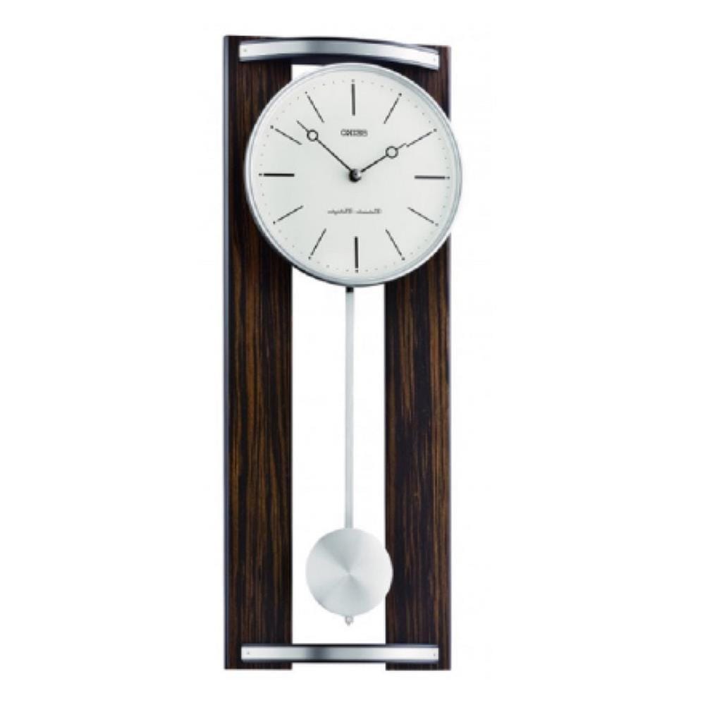 นาฬิกาแขวน SEIKO CLOCKS QXH078B 23.4X9.9 นิ้ว สีน้ำตาล