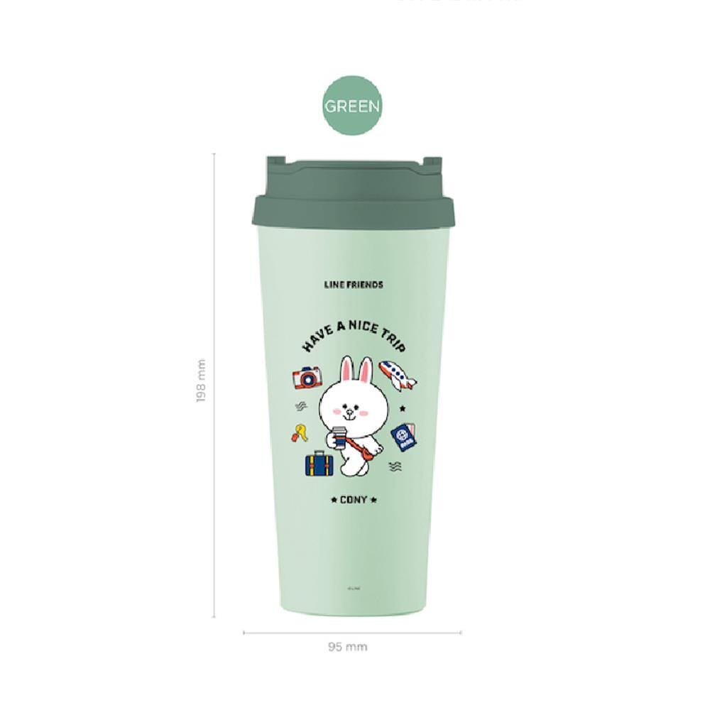 กระติกสุญญากาศ LOCKNLOCK LINE FRIEND LHC4279 540 มล. สีมิ้นท์