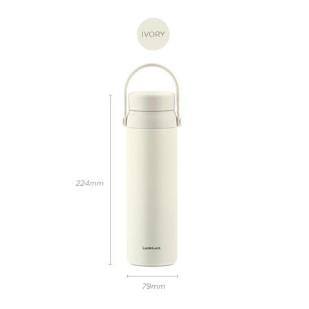 กระติกสุญญากาศ LOCKNLOCK TUMBLER 450 มล. สีครีม_10