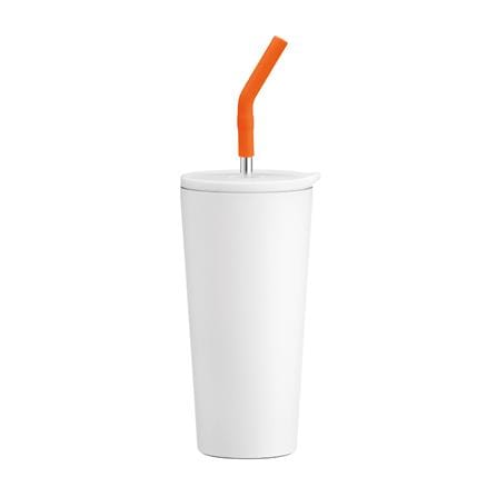 กระติกสุญญากาศ LOCKNLOCK STRAW VACUUM COLDCUP LHC4304 550 มล. สีขาว_1