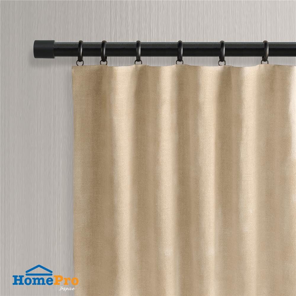 รางเหล็ก ยืดหด HOME LIVING STYLE BLACKS 180-310 ซม. สีดำ