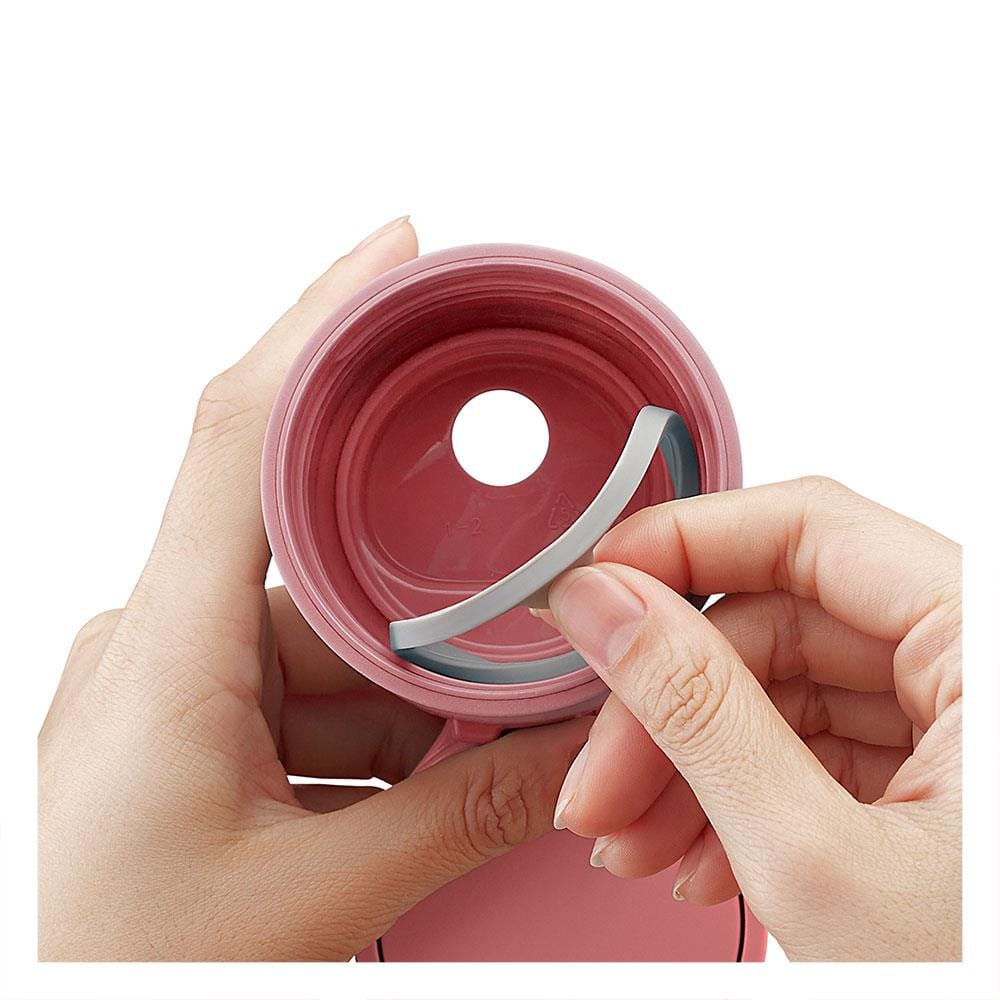 กระติกสุญญากาศ LOCKNLOCK HIDDEN 490 มล. สีแดง