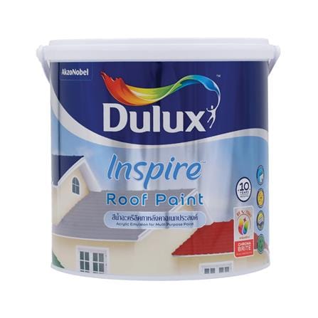 สีน้ำทาหลังคา ชนิดกึ่งเงา DULUX INSPIRE ROOF PAINT R824 สีใส 1 แกลลอน_0
