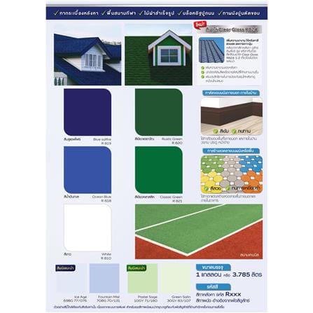 สีน้ำทาหลังคา ชนิดกึ่งเงา DULUX INSPIRE ROOF PAINT R824 สีใส 1 แกลลอน_3