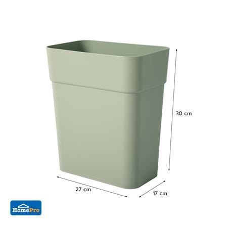 ถังขยะเหลี่ยม ACCO CIRCULAR 10 ลิตร สีเขียว_3