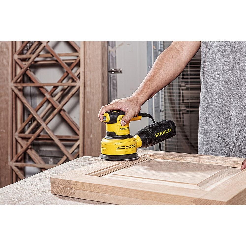 เครื่องขัดกระดาษทราย แบบกลม STANLEY SS30-B1 5 นิ้ว 300 วัตต์