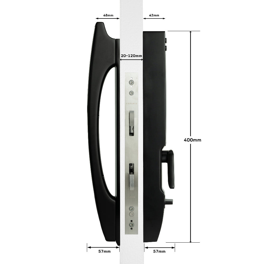 กลอนดิจิตอล CONLOCK CL-X30 PRO สีเทา