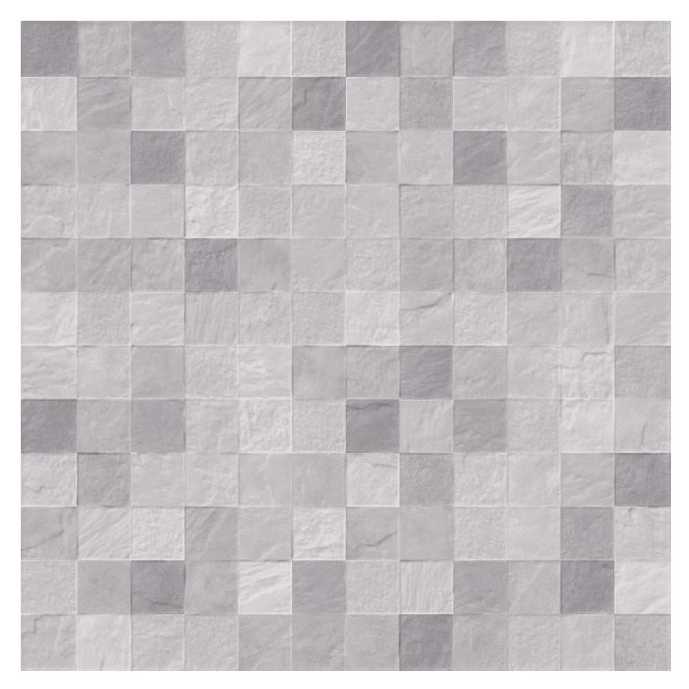กระเบื้องพื้น 16x16 นิ้ว TARA กริดมิกซ์ เทา PM 0.96 ตร.ม.