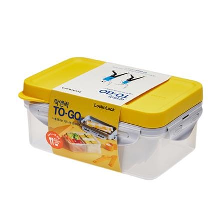 กล่องอาหาร LOCKNLOCK TO GO 1,000 มล. สีเหลือง_0