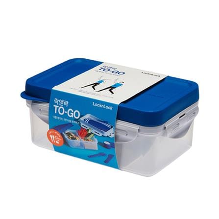 กล่องอาหาร LOCKNLOCK TOGO 1,000 มล. สีน้ำเงิน_0
