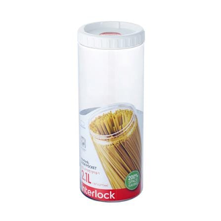 ขวดโหล PET ฝาเกลียว LOCKNLOCK INTERLOCK INL403W 2.1 ลิตร สีขาว/ใส_0