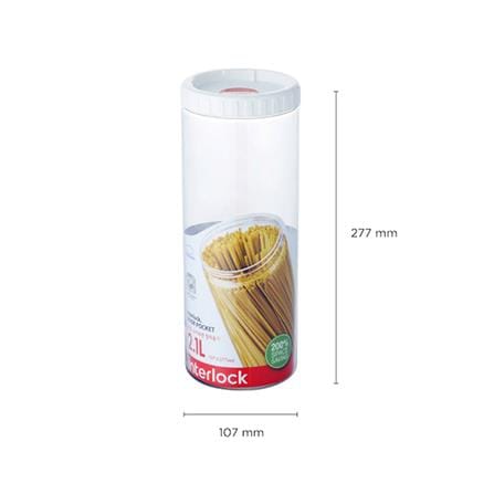 ขวดโหล PET ฝาเกลียว LOCKNLOCK INTERLOCK INL403W 2.1 ลิตร สีขาว/ใส_1