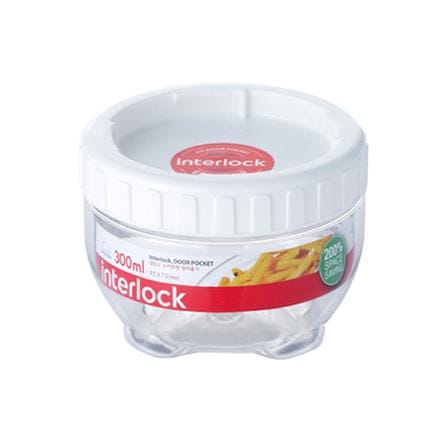 ขวดโหล PET ฝาเกลียว LOCKNLOCK INTERLOCK INL306W 0.3 ลิตร สีขาว/ใส_0