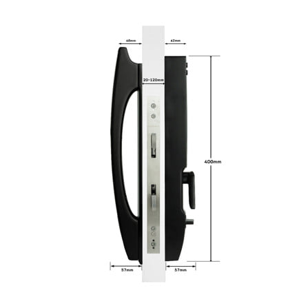 กลอนดิจิตอล CONLOCK CL-X30 สีเทา/ดำ_8