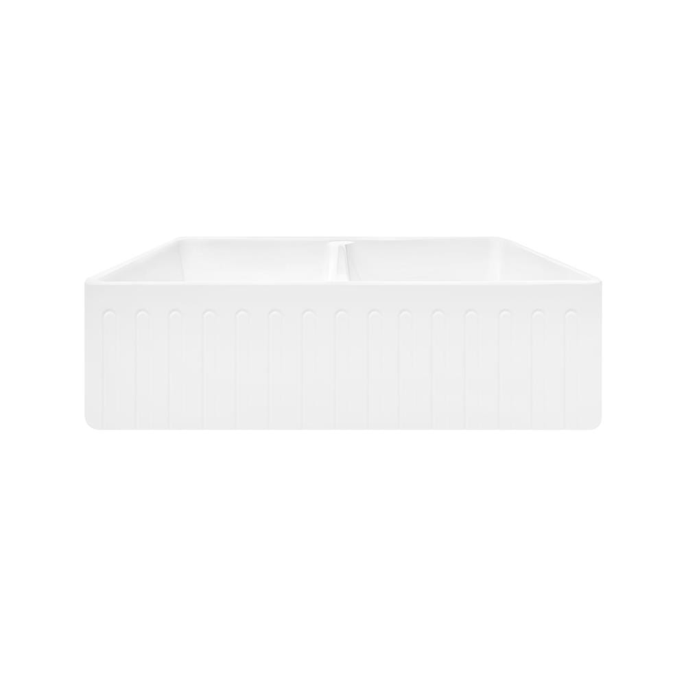 ซิงค์ฝัง 2 หลุม TECNOPLUS TNP 838457 C สีขาว