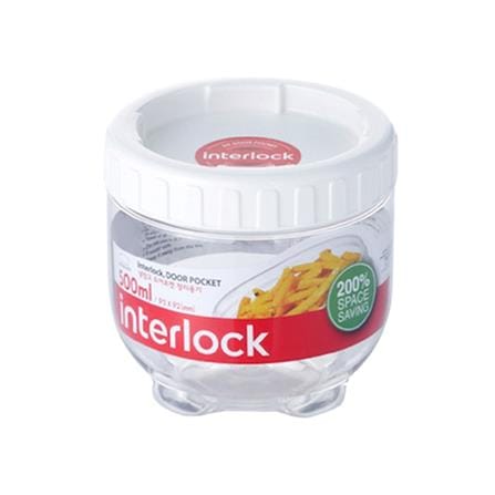 ขวดโหล PET ฝาเกลียว LOCKNLOCK INTERLOCK INL301W 0.5 ลิตร สีขาว/ใส_1