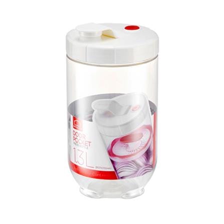 ขวดโหล PET ฝาเกลียว LOCKNLOCK INTERLOCK INL412W 1.3 ลิตร สีขาว/ใส_0