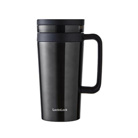 แก้วน้ำสุญญากาศพร้อมฝา LOCKNLOCK COFFEE FILTER MUG 580 มล. สีดำ_0