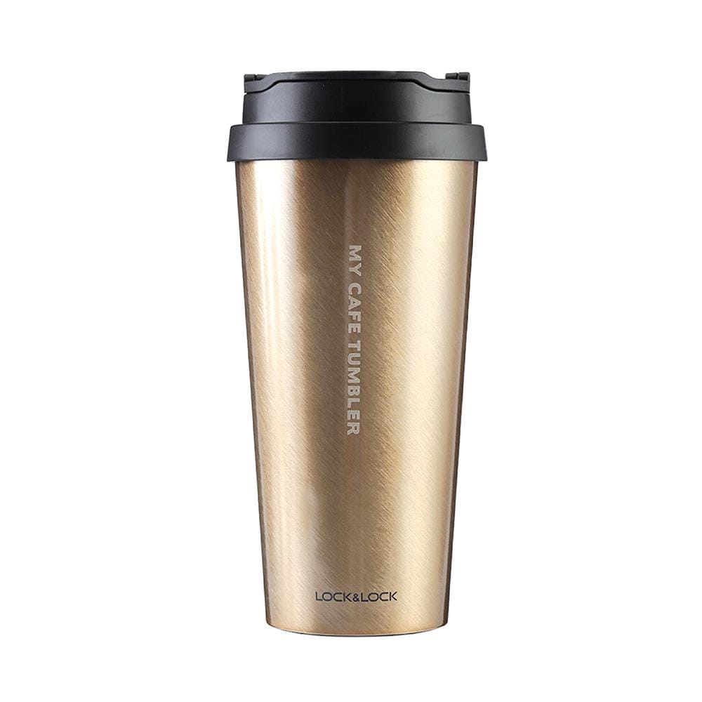 กระติกสุญญากาศ LOCKNLOCK CLIP TUMBLER 0.54 ลิตร สีทอง