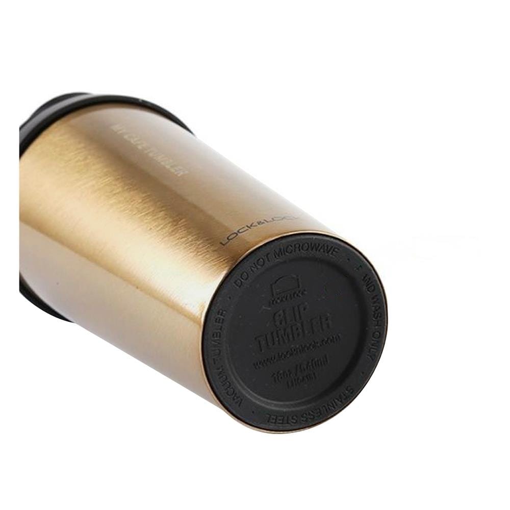 กระติกสุญญากาศ LOCKNLOCK CLIP TUMBLER 0.54 ลิตร สีทอง