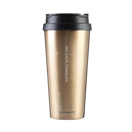 กระติกสุญญากาศ LOCKNLOCK CLIP TUMBLER 0.54 ลิตร สีทอง_0