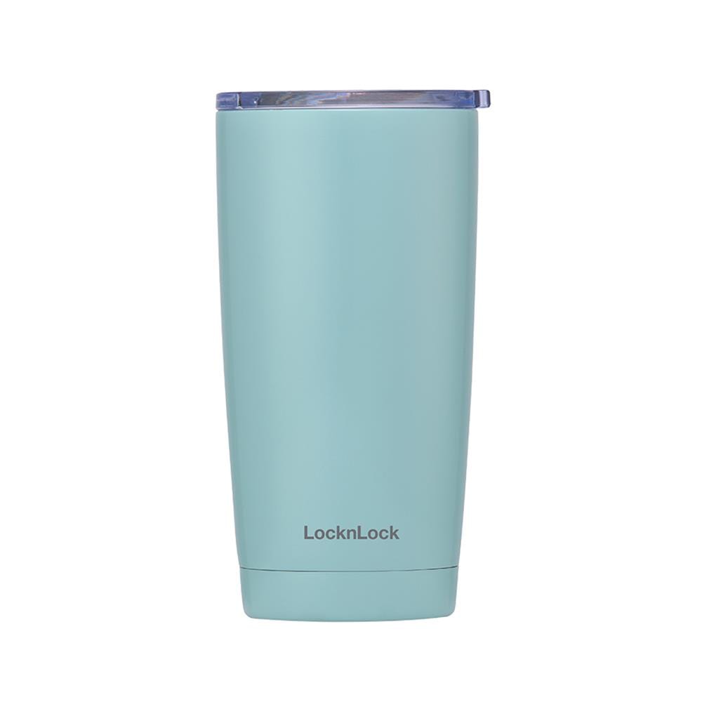 แก้วน้ำสุญญากาศ LOCKNLOCK EASYTABLE 500 มล. สีฟ้า
